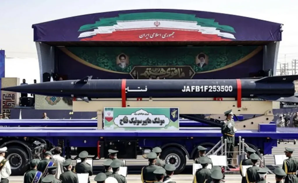 Iran-Fires-Fattah-1-Hypersonic-Missile-at-Israel